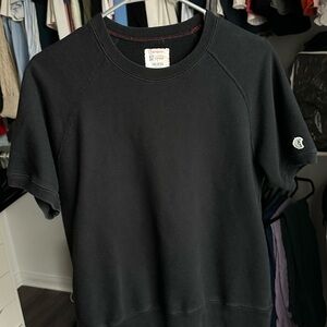 Todd Snyder x Champion Black Short Sleeve Sweatshirt